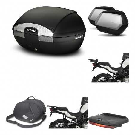 SHAD Maletas laterales + baul trasero herraje montaje accesorios 3p SH45 SH 45 SC SH35 PREMIUM KIT-192263