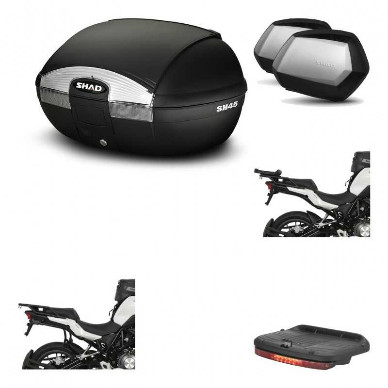 Lateral cases + back trunk + big top fitting + brake light + 3p hardware  SH45 S