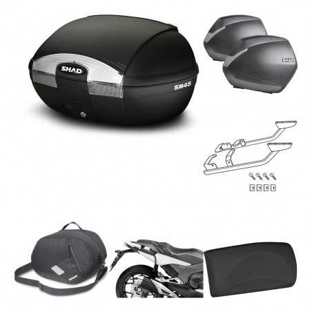 SHAD Maletas laterales + baul trasero herraje montaje accesorios 3p SH45 SH 45 SH36 36 KIT-192163