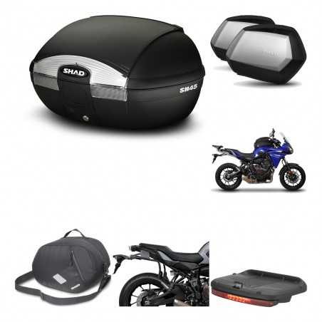SHAD Maletas laterales + baul trasero herraje montaje accesorios 3p SH45 SH 45 SC SH35 PREMIUM KIT-192215