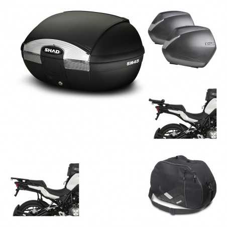 Lateral cases + back trunk + big top fitting + internal bag + 3p hardware  SH45 