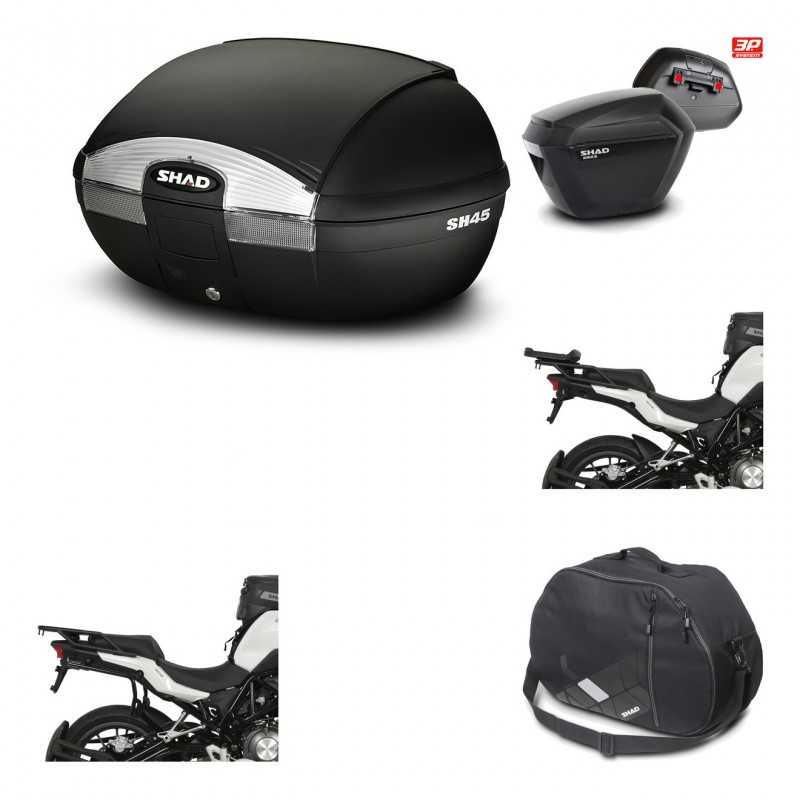 Lateral cases + back trunk + big top fitting + internal bag + 3p hardware  SH45 