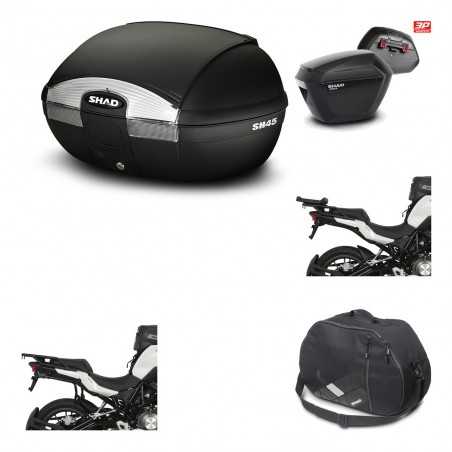 SHAD Maletas laterales + baul trasero herraje montaje bolsa interna 3p SH45 SH 45 SH23 KIT-192267