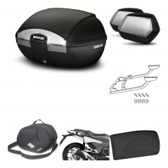 SHAD Maletas laterales + baul trasero herraje montaje accesorios 3p SH45 SH 45 SC SH35 PREMIUM KIT-192167