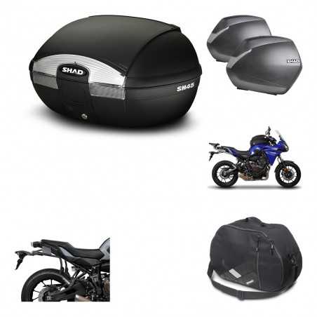 Lateral cases + back trunk + big top fitting + internal bag + 3p hardware SH45