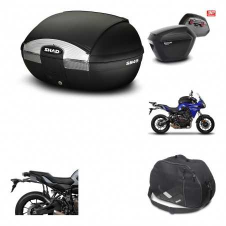 Lateral cases + back trunk + big top fitting + internal bag + 3p hardware SH45