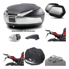 Lateral cases + back trunk + big top fitting + accessories + 3p hardware  SH48  