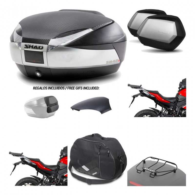 Lateral cases + back trunk + big top fitting + accessories + 3p hardware  SH48  