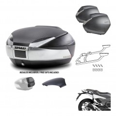 Lateral cases + back trunk + big top fitting + 3p hardware  SH48  SH36 SH 36