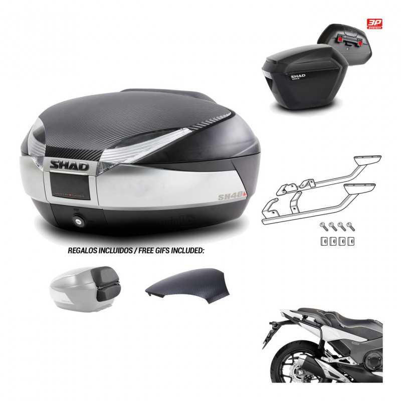 Lateral cases + back trunk + big top fitting + 3p hardware  SH48  SH23