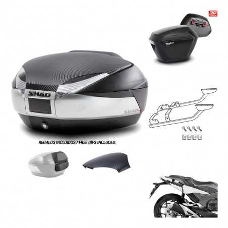 SHAD Maletas laterales + baul trasero herraje montaje 3p SH48 SH23 KIT-193077