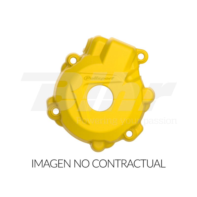 POLISPORT Protector de tapa encendido amarillo para motocicletas la marca 92633