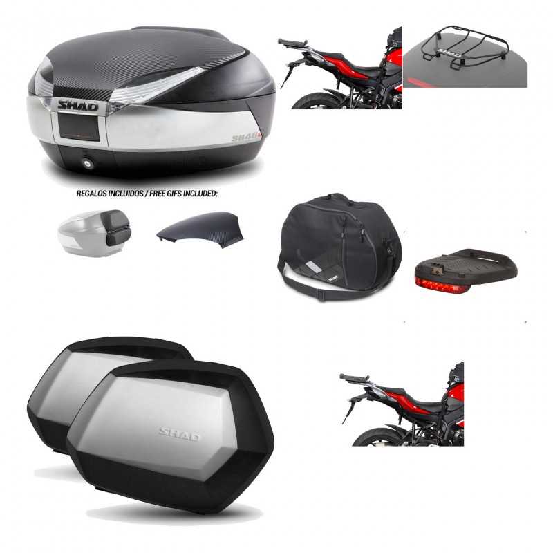 Lateral cases + back trunk + big top fitting + accessories + 3p hardware  SH48  