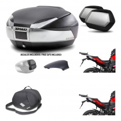 Lateral cases + back trunk + big top fitting + 3p hardware + internal bag  SH48 