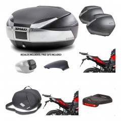 SHAD Maletas laterales + baul trasero herraje montaje accesorios 3p SH48 SH36 SH 36 KIT-192835