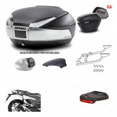 Lateral cases + back trunk + big top fitting + brake light + 3p hardware  SH48  