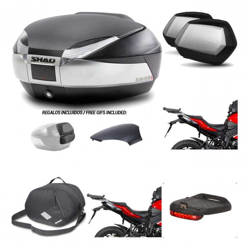Lateral cases + back trunk + big top fitting + accessories + 3p hardware  SH48  