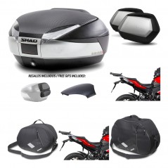 Lateral cases + back trunk + big top fitting + accessories + 3p hardware  SH48  