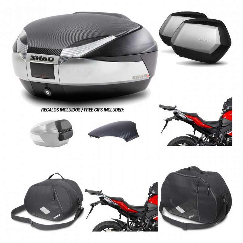 Lateral cases + back trunk + big top fitting + accessories + 3p hardware  SH48  