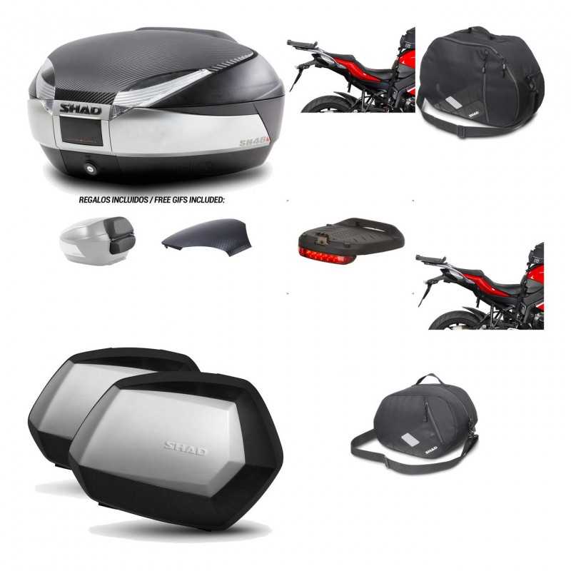Lateral cases + back trunk + big top fitting + accessories + 3p hardware  SH48  