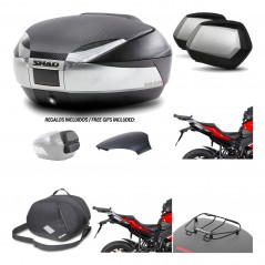 Lateral cases + back trunk + big top fitting + accessories + 3p hardware  SH48  