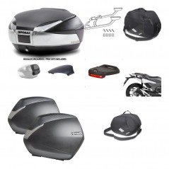 Lateral cases + back trunk + big top fitting + accessories + 3p hardware  SH48  