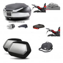 SHAD Maletas laterales + baul trasero herraje montaje accesorios 3p SH48 SC SH35 PREMIUM KIT-192863