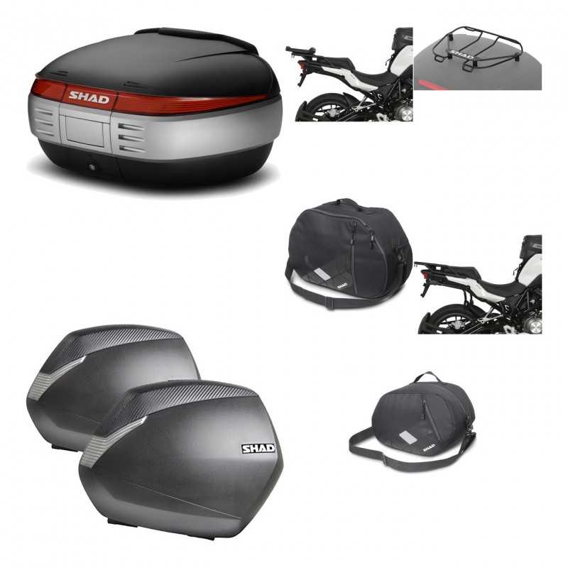 SHAD Maletas laterales + baul trasero herraje montaje accesorios 3p SH50 SH 50 SH36 36 KIT-192769