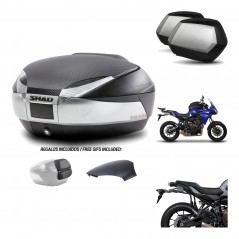 Lateral cases + back trunk + big top fitting + 3p hardware  SH48  SC SH35 PREMIU