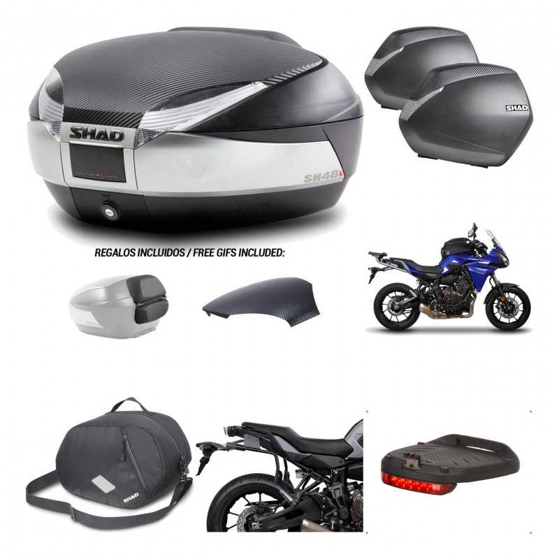 SHAD Maletas laterales + baul trasero herraje montaje accesorios 3p SH48 SH36 SH 36 KIT-193171