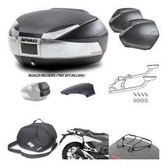 Lateral cases + back trunk + big top fitting + accessories + 3p hardware  SH48  