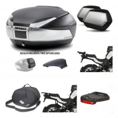 SHAD Maletas laterales + baul trasero herraje montaje accesorios 3p SH48 SC SH35 PREMIUM KIT-193223