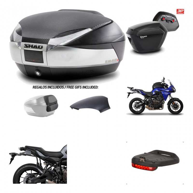Lateral cases + back trunk + big top fitting + brake light + 3p hardware  SH48  