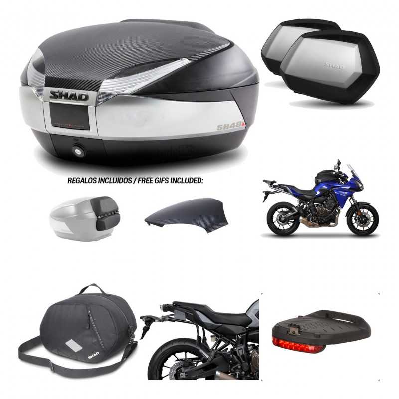 Lateral cases + back trunk + big top fitting + accessories + 3p hardware  SH48  