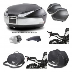 Lateral cases + back trunk + big top fitting + accessories + 3p hardware  SH48  