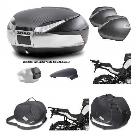 SHAD Maletas laterales + baul trasero herraje montaje accesorios 3p SH48 SH36 SH 36 KIT-193225
