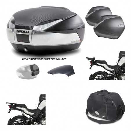 SHAD Maletas laterales + baul trasero herraje montaje bolsa interna 3p SH48 SH36 SH 36 KIT-193226