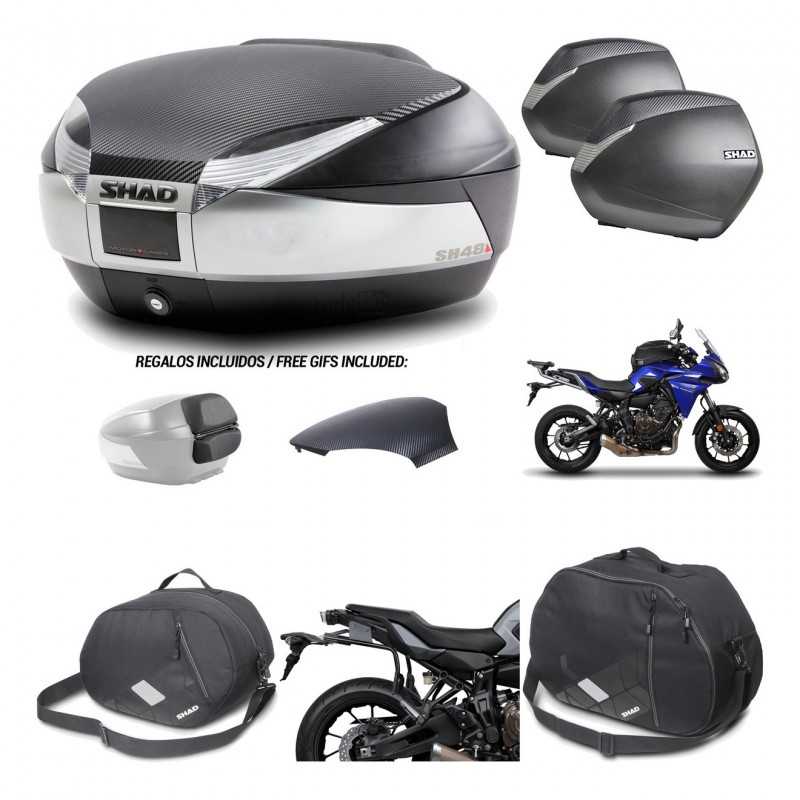Lateral cases + back trunk + big top fitting + accessories + 3p hardware  SH48  