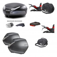 Lateral cases + back trunk + big top fitting + accessories + 3p hardware  SH48  