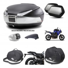 Lateral cases + back trunk + big top fitting + accessories + 3p hardware  SH48  
