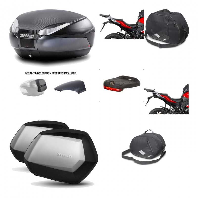Lateral cases + back trunk + big top fitting + accessories + 3p hardware  SH48  