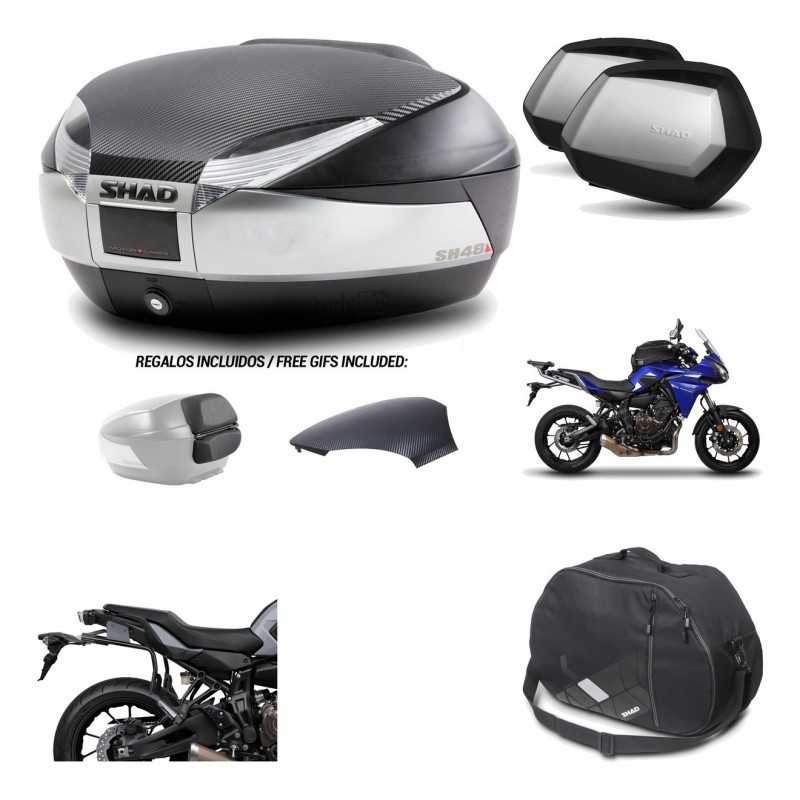 Lateral cases + back trunk + big top fitting + internal bag + 3p hardware  SH48 