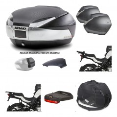 Lateral cases + back trunk + big top fitting + accessories + 3p hardware  SH48  