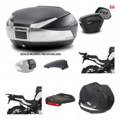 Lateral cases + back trunk + big top fitting + accessories + 3p hardware  SH48  
