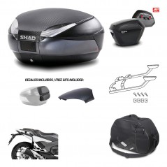 Lateral cases + back trunk + big top fitting + internal bag + 3p hardware  SH48 