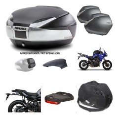 Lateral cases + back trunk + big top fitting + accessories + 3p hardware  SH48  