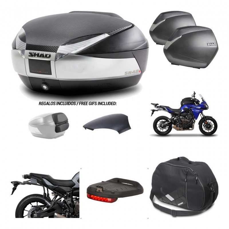 SHAD Maletas laterales + baul trasero herraje montaje accesorios 3p SH48 SH36 SH 36 KIT-193184