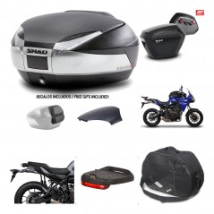 Lateral cases + back trunk + big top fitting + accessories + 3p hardware  SH48  