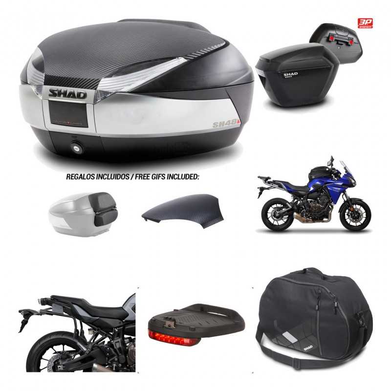 Lateral cases + back trunk + big top fitting + accessories + 3p hardware  SH48  