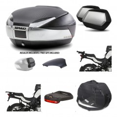 Lateral cases + back trunk + big top fitting + accessories + 3p hardware  SH48  